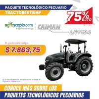 TRACTOR AGRICOLA CAIMAN 110HP CON SUBSIDIO