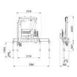 BRAZO HIDRAULICO DIMENSIONES