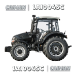 TRACTOR AGRICOLA CAIMAN LA1004 4x4 100HP CABINADO