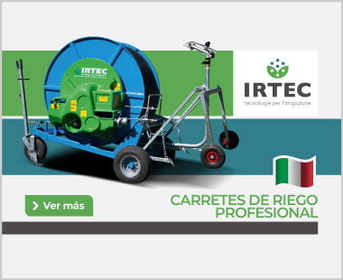 Carretes de Riego IRTEC – Alternativa Italiana a B Carrete de riego italiano IRTEC para agricultura en Ecuador