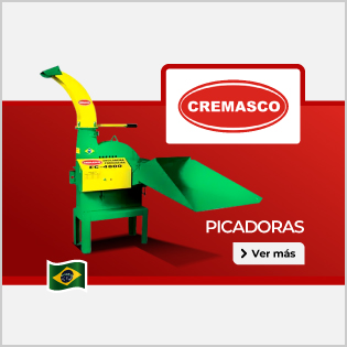 Picadoras Cremasco brasileras frente a JF y Nogueira en el mercado ecuatoriano